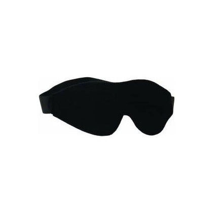 Plushy Gear Eye Mask - Luxurious Velvety Soft Padded Eye Mask for Couples - Model X1, Unisex, Ultimate Comfort and Sensual Pleasure - Midnight Black