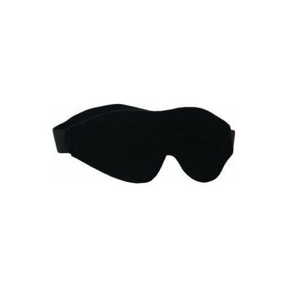 Plushy Gear Eye Mask - Luxurious Velvety Soft Padded Eye Mask for Couples - Model X1, Unisex, Ultimate Comfort and Sensual Pleasure - Midnight Black - Adult Naughty Store