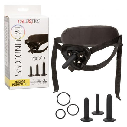 California Exotic Novelties Boundless Silicone Pegging Kit - SE-2700-75-3 - Unisex Anal Pleasure Set - Black

Introducing the California Exotic Novelties Boundless Silicone Pegging Kit - SE-2 - Adult Naughty Store