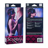 California Exotic Novelties Scandal Eye Mask Black-Red: Sensual Blindfold for Enhanced Pleasure - Adult Naughty Store