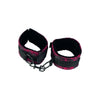 California Exotic Novelties Scandal Universal Cuffs Black-Red: Adjustable Wrist and Ankle Restraints for Sensual Exploration and Pleasure - Adult Naughty Store