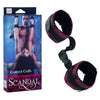 California Exotic Novelties Scandal Control Cuffs Black-Red: Adjustable Wrist and Ankle Restraint for Deep Penetration and Sensual Pleasure - Model SC-001 - Unisex - BDSM Bondage Toy