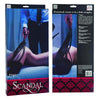 California Exotic Novelties Scandal Flogger Black-Red - Sensual S&M Toy for Punishment and Reward, Model SF-27, Unisex, Backside Pleasure - Adult Naughty Store