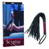 California Exotic Novelties Scandal Flogger Black-Red - Sensual S&M Toy for Punishment and Reward, Model SF-27, Unisex, Backside Pleasure - Adult Naughty Store