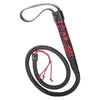 Scandal Bull Whip - Hand Stitched Bull Whip Model 41X for Sensual Pleasure - Unisex - Intense Impact Play - Black - Adult Naughty Store