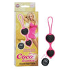 Coco Licious Black Silicone Kegel Trainer Balls - Model KL-300X - Women's Pelvic Floor Exerciser for Enhanced Pleasure