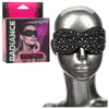 Radiance Blackout Eye Mask - Sensual Black Rhinestone Blindfold for Unisex Sensory Pleasure - Model: SKUSE300015 - Adult Naughty Store