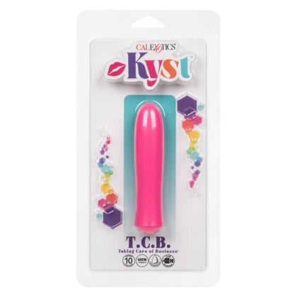 Kyst Taking Care Of Business Pink Vibrator Mini Massager SE-3300-80-2 - Women's Clitoral Stimulation - 10 Vibration Functions - USB Rechargeable - Satin Finish - Adult Naughty Store