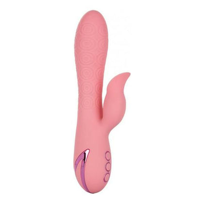California Exotic Novelties Pasadena Player Pink Rabbit Vibrator - Model PPRV-001 - Women's Dual Pleasure - Pink
