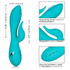 California Dreaming Santa Monica Starlet Blue Rabbit Style Vibrator - Model SM-1001B - For Women - G-Spot and Clitoral Stimulation - Adult Naughty Store