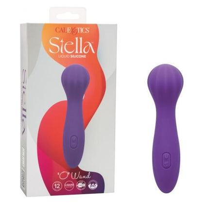 California Exotic Novelties Stella Liquid Silicone O Wand Massager SE-4368-07-3 Purple - Female G-Spot Vibrator - Adult Naughty Store