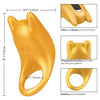 Naughty Bits Horny Af Vibrating Cock Ring - The Ultimate Pleasure Enhancer for Men and Women - Model SE441057 - Gold