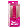 California Exotic Novelties Naughty Bits Lady Boner Bendable Personal Vibrator - Model NB-1001 - Women's Pleasure - Pink - Adult Naughty Store