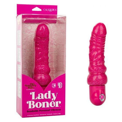 California Exotic Novelties Naughty Bits Lady Boner Bendable Personal Vibrator - Model NB-1001 - Women's Pleasure - Pink - Adult Naughty Store