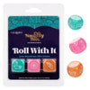 California Exotic Novelties Naughty Bits Roll With It Icon Based Sex Dice - Pleasure Game for Couples - Multi-Colored - Adult Naughty Store