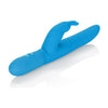 California Exotic Novelties Posh Bounding Bunny Silicone Vibrator - Model BB-10B - For Women - Dual Stimulation - Blue