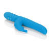 California Exotic Novelties Posh Bounding Bunny Silicone Vibrator - Model BB-10B - For Women - Dual Stimulation - Blue - Adult Naughty Store