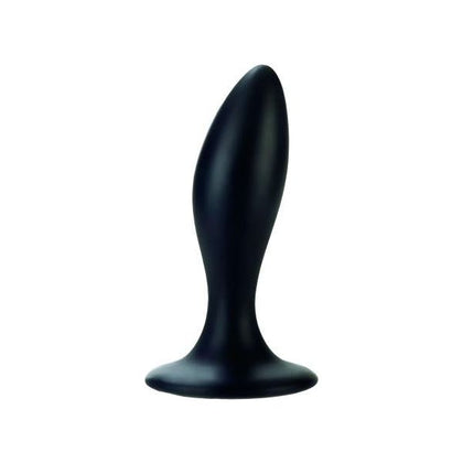 Dr. Joel Kaplan Silicone Prostate Probe Curved - Model P1: Ergonomically Curved Pleasure for Men in Sensual Black