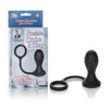 Dr. Joel Kaplan Silicone Prostate Probe with Attached Ring - Model JKP-PRB-001 - For Men - Intense Pleasure and Support - Black - Adult Naughty Store