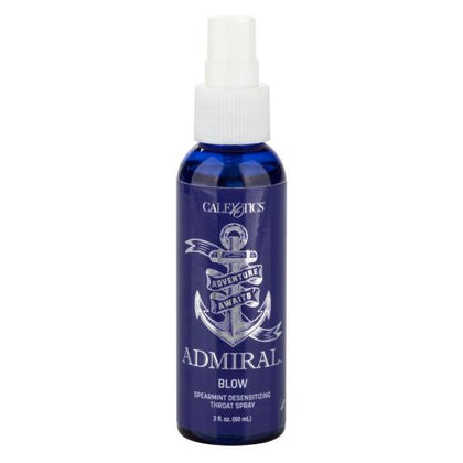 Admiral Blow Spearmint Throat Desensitizing Spray - Deep Pleasure Enhancer for Men and Women - 2 fl oz - Clear