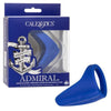 California Exotic Novelties Admiral Vibrating Perineum Ring & Massager Liquid Silicone - SE-6011-25-3 - Male Pleasure - Blue