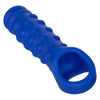 Admiral Liquid Silicone Wave Penis Extension - Pleasure Enhancer for Men - Blue - Adult Naughty Store