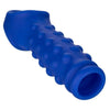 Admiral Liquid Silicone Wave Penis Extension - Pleasure Enhancer for Men - Blue - Adult Naughty Store