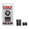 Colt Enhancer Rings - TPE Erection Enhancers for Men - Model X4 - Intensify Pleasure and Performance - Black - Adult Naughty Store