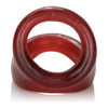 COLT Snug Tugger Red Dual Support Ring - The Ultimate Pleasure Enhancer for Men - Adult Naughty Store