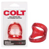 Colt XL Snug Tugger Enhancer Ring - Red: The Ultimate Dual Support Ring for Stronger Erections - Adult Naughty Store