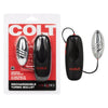 Colt Rechargeable Turbo Bullet Vibrator - Model SE685025 - Intense Gyrating Pleasure for All Genders - Silver - Adult Naughty Store