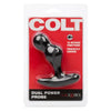 Colt Rechargeable Dual Power Probe - Model SE-6850-35-2 - Male Vibrating Prostate Massager - Black - Adult Naughty Store