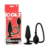 California Exotic Novelties Colt XXL Pumper Plug Black - Inflatable Silicone Anal Plug for Intense Pleasure - Adult Naughty Store