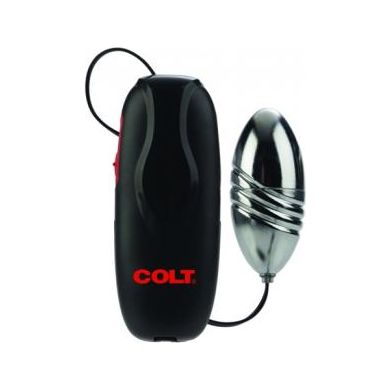 Colt Turbo Bullet Vibrator Silver - Powerful Turbo Vibrating Bullet for Intense Pleasure - Adult Naughty Store