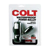 Colt Waterproof Power Bullet Vibrator Black - Adult Naughty Store