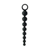 Colt Power Drill Balls Black - Silicone Graduated Ribbed Easy Grip Sex Toy (Model Number: PD3725) - Male Pleasure