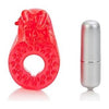 Introducing the Raging Bull Red Vibrating Ring: The Ultimate Couples' Pleasure Enhancer - Adult Naughty Store