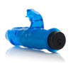 Crystal Playmate Blue Dual Tongued Vibrator - Intense Stimulation for Women - Adult Naughty Store