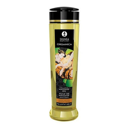 Shunga Organic Kissable Massage Oil Almond Sweetness - Sensual Almond Infused Pleasure Oil for Intimate Massages - Adult Naughty Store