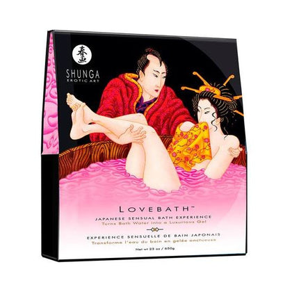 Shunga Erotic Art Lovebath Dragon Fruit Bath Gel - Sensual Japanese Spa Experience for Couples - Model: Lovebath DF-650G - Unisex Pleasure Gel for Intimate Moments - Hydrating and Aromatic -  - Adult Naughty Store