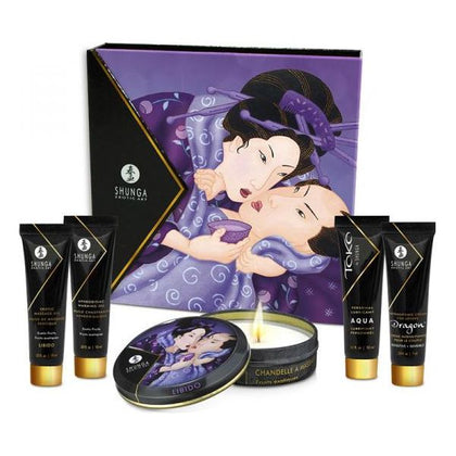 Shunga Erotic Art Geishas Secrets Collection: Intimate Pleasure Kit for Couples - Explore Sensuality with Massage Oils, Aphrodisiacs, Lubricants, and More - Adult Naughty Store