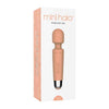 Shibari Mini Halo Peach Fuzz Orange Wand Massager - Rechargeable, Model W-100, for Women, Clitoral Stimulation - Vibrant Coral - Adult Naughty Store