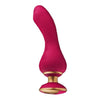 Shunga Sanya Luxury Intimate Massager - Raspberry Dark Pink Vibrator for Women - G-Spot and Clitoral Pleasure