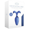 Chrystalino Expert Blue Glass Butt Plug - Model X3: The Ultimate Pleasure for Anal Play! - Adult Naughty Store