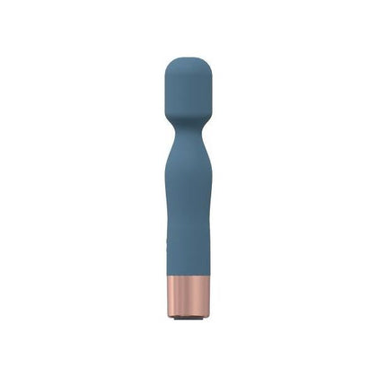 Shots Toys Loveline Glamour Mini Wand Blue Vibrator - Model 2023 - Female - Clitoral & G-Spot Stimulation - Adult Naughty Store