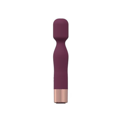 Shots Toys Loveline Glamour Mini Wand Burgundy Vibrator - Model 2023 - Women - Clitoral & G-Spot Stimulation - Adult Naughty Store