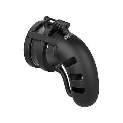 Mancage Model 19 Silicone Ballsplitter Chastity Device for Men - Ultimate Control and Pleasure - Black