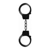 Ouch BDSM Collection Beginners Handcuffs Metal Black - Model BHC-001 - Unisex - For Enhanced Bondage Play and Sensual Exploration