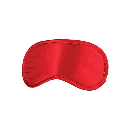 Introducing the Sensual Pleasure Soft Eyemask Red by Ouch! - Model EMB-001: Unleash the Passion in Style