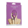 Subversion Mask Purple - The Ultimate 3 Hole Hood Mask for Submissive Play